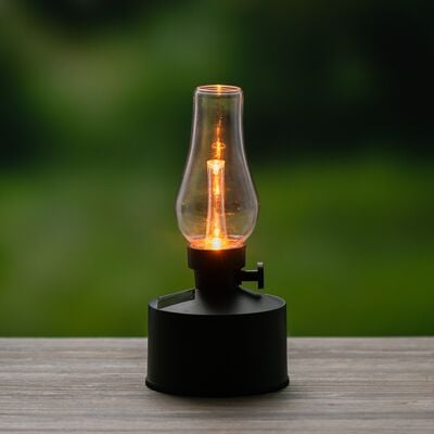 Tarmo Solar Öljylamppu musta